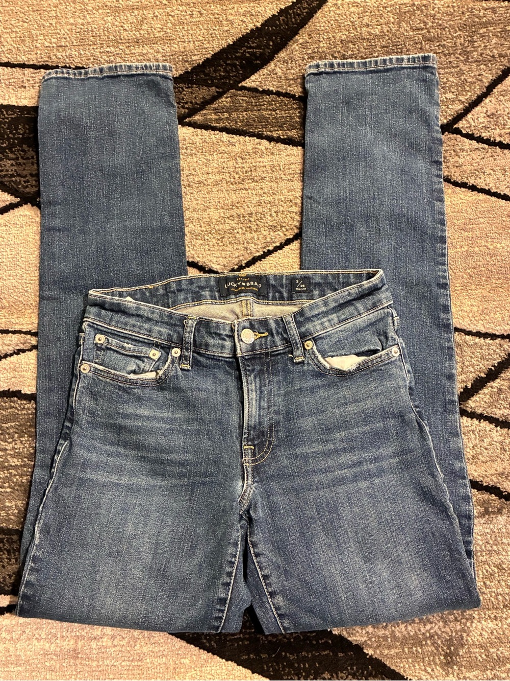 Lucky Brand Womens Medium Blue Skinny Jeans